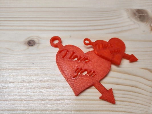 valentine's day keychain 3d models download creality cloud fashion 3d print model - Mito3D