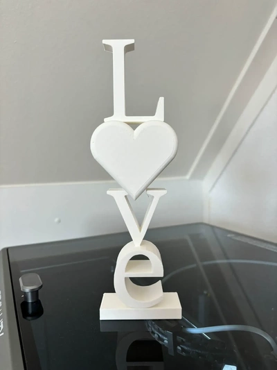 namorados amar coração torre 3d modelos baixar crialidade nuvem 3d print model - Mito3D