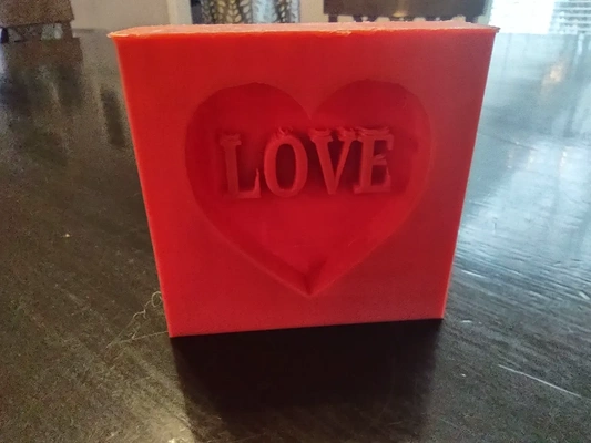 san valentino giorno amore cuore 3d modelli scarica creality nube 3d print model - Mito3D