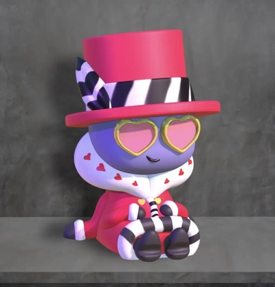 valentino chibi hazbin hotel 3d modelli scarica creality nube 3d print model - Mito3D