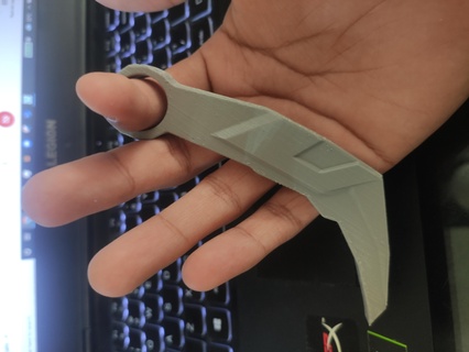 valoroso karambit coltello giocattolo coltelli 3d print model - Mito3D