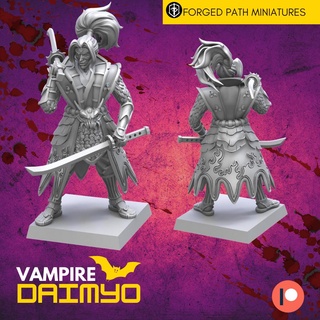 vampir Daimyo karakterler 3d print model - Mito3D