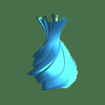 vase1 3d modelle download realität wolke 3d print model - Mito3D