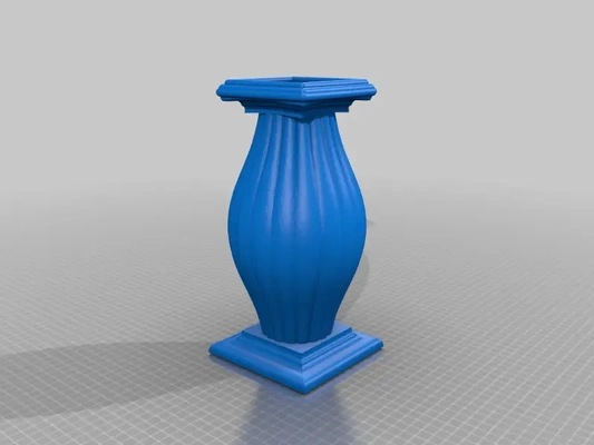 vaso pilar 3d modelos baixar crialidade nuvem 3d print model - Mito3D