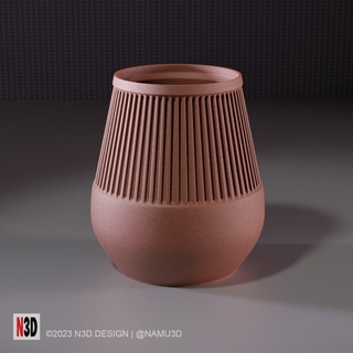 vase 0001 - pear Home Decor 3d print model - Mito3D