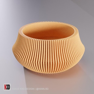 vaso 0013 tigela casa decoração 3d print model - Mito3D