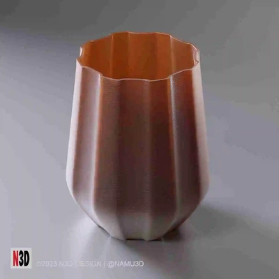 vaso 0020 cone 3d modelos baixar crialidade nuvem casa decoração 3d print model - Mito3D