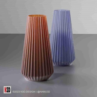 vase 0021 - sharp Home Decor 3d print model - Mito3D