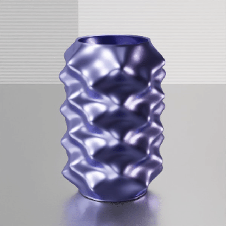 Vase 0036 holperig Zuhause Haus Dekor 3d print model - Mito3D