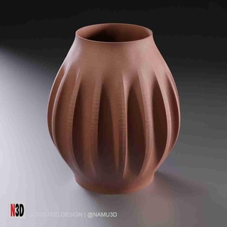 vase 1001 - bulb Home Decor 3d print model - Mito3D