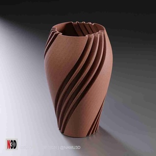 vaso 1028 triplo vaso casa decoração 3d print model - Mito3D