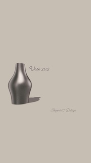 vase 202 Flowers 3d print model - Mito3D