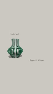 vaso 343 casa decoração 3d print model - Mito3D