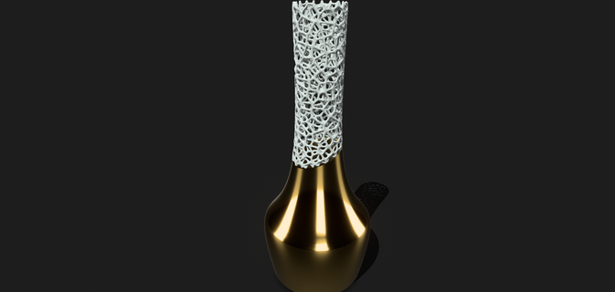 Vase 3 Haushalt 3d print model - Mito3D