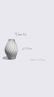 Vase 63 3d print model - Mito3D