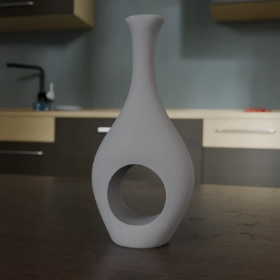 vase dekoration 3d modelle download realität wolke 3d print model - Mito3D