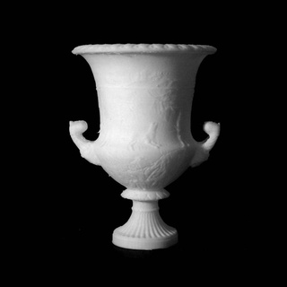 vaso raffigurante padella satiro pantera sculture culturale reliquie 3d print model - Mito3D