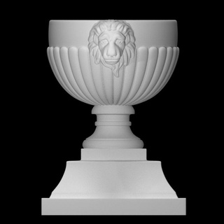 vaso medalhão retrato Frederick ótimo esculturas cultural relíquias 3d print model - Mito3D