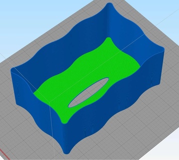 vase mode tissu boites DIY 3d print model - Mito3D