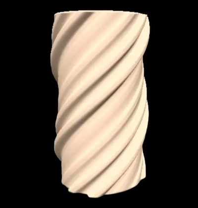 vase spiral pattern 3d models download creality cloud 3d print model - Mito3D