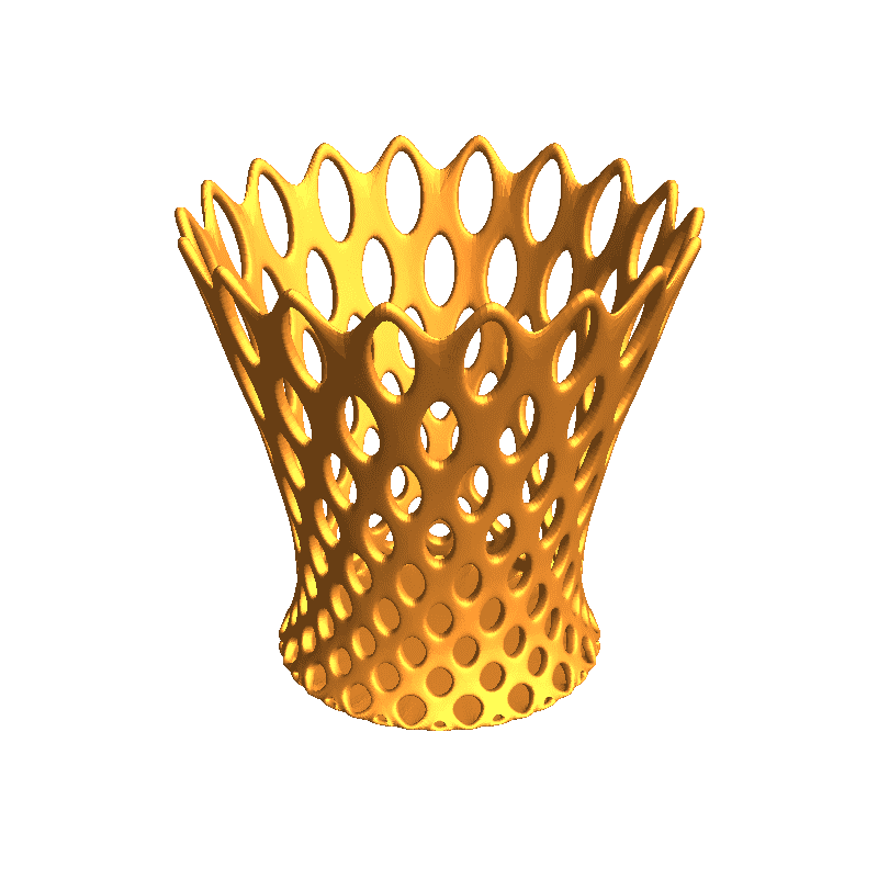 vase trou Accueil maison décor 3D print model - Mito3D