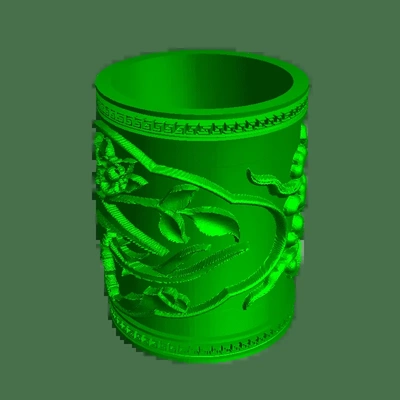 vaso fênix 3d modelos baixar crialidade nuvem 3d print model - Mito3D