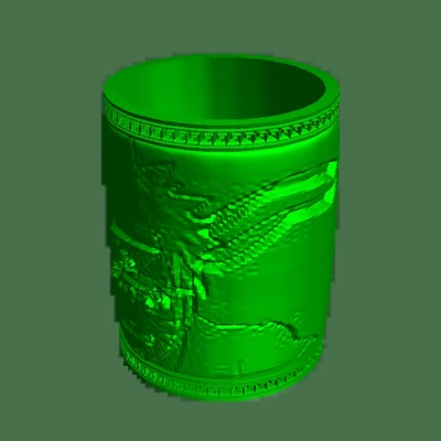 vaso naruto 3d models download creality cloud 3d print model - Mito3D