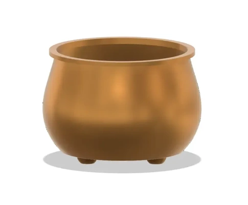 vaso tondo 3d modelos baixar crialidade nuvem 3d print model - Mito3D