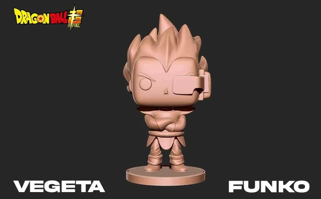 vegeta funko carattere 3d stampa modello modelli scarica creality nube 3d print model - Mito3D