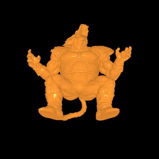 vegeta grande scimmia 3d Modelli Scarica creality nube personaggi 3d print model - Mito3D
