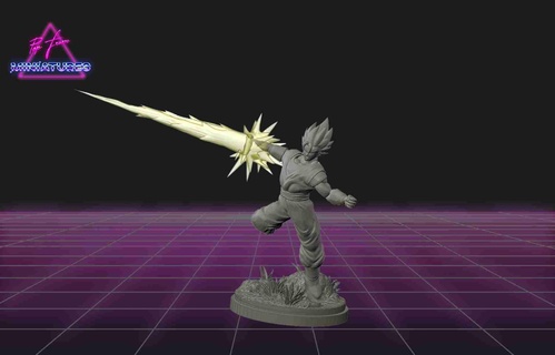 vegetto dragon ball Fictional Characters 3d print model - Mito3D