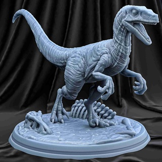 velociraptor Dinosaur 3d print model - Mito3D