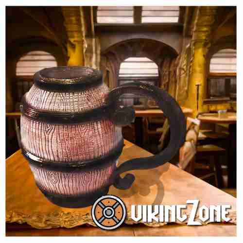 vikingo cáliz café tarro 3d modelos descargar crealidad nube tazas 3D print model - Mito3D