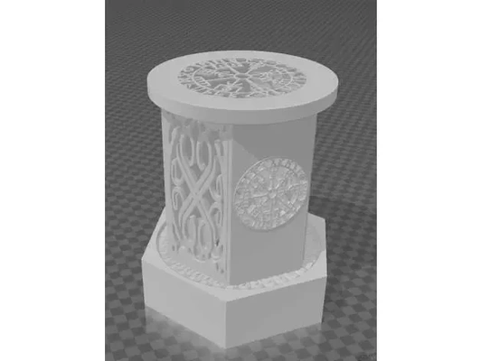 wikinger lampe 3d modelle download realität wolke 3d print model - Mito3D