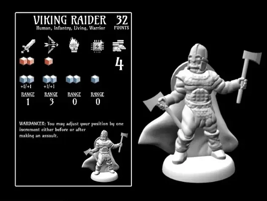 viking akıncı 18mm ölçek 3d modeller indir creality bulut 3d print model - Mito3D