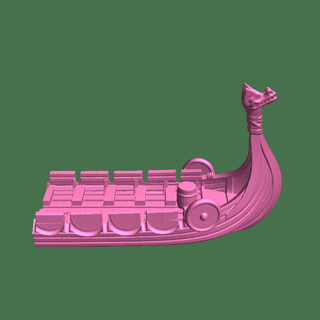 vikingo Embarcacion arco antiguo vasos 3d print model - Mito3D