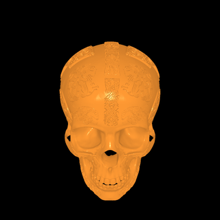 vikingo cráneo 3d modelos descargar crealidad nube caracteres 3d print model - Mito3D