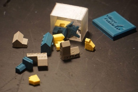 village puzzle 3d print model - Mito3D