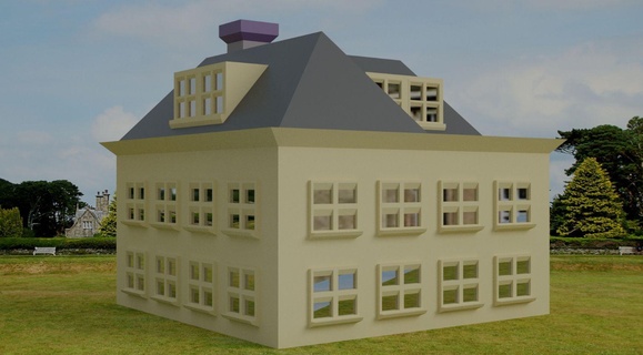 villa Household 3d print model - Mito3D