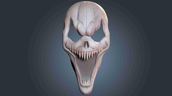 viper ghost mask Characters 3d print model - Mito3D