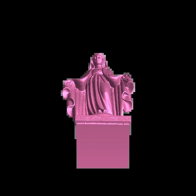 virgen milagrosa 3d models download creality cloud 3d print model - Mito3D