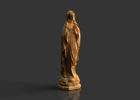 vierge marie statuette 3d modèles télécharger créalité nuage 3d print model - Mito3D