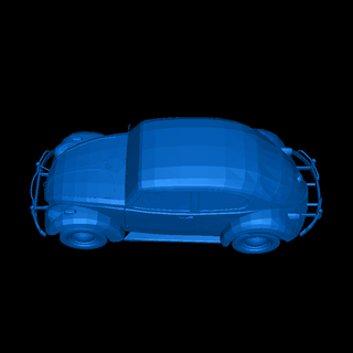 Volkswagen Käfer 3d print model - Mito3D