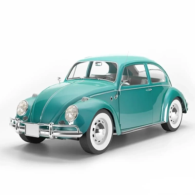 volkswagen sedán 1300 1963 3d modelos descargar crealidad nube 3d print model - Mito3D