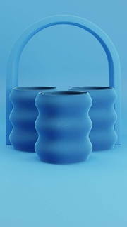 muhtemel vazo ev halkı 3d print model - Mito3D