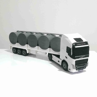 volvo truck milk trailer 3d models download creality cloud Trucks 3d print model - Mito3D