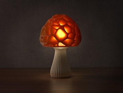 voronoi champignon lampe 2 3d modèles Télécharger créalité nuage Ménage 3d print model - Mito3D