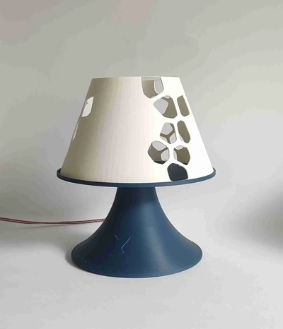 voronoi table lamp 3d models download creality cloud 3d print model - Mito3D