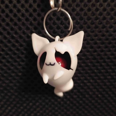 vtuber nyanners halloween pet keychain 3d models download creality cloud 3d print model - Mito3D