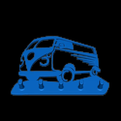 vw otobüs anahtar kulp destek 3d modeller indir creality bulut 3d print model - Mito3D